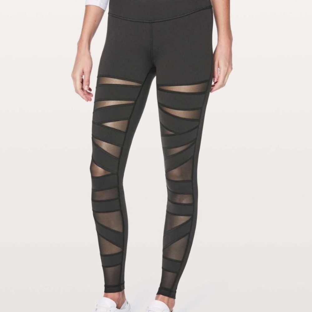 Lululemon Tech Mesh Wunder Under Pant Black
